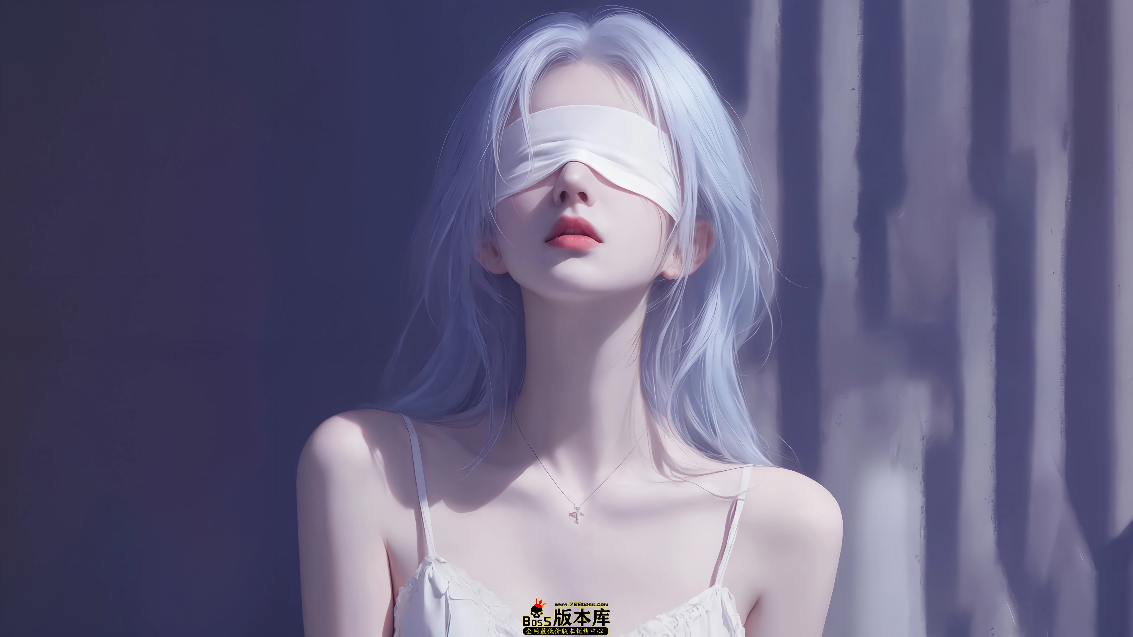 唯美蒙眼女神4K壁纸3840x2160_彼岸图网.jpg